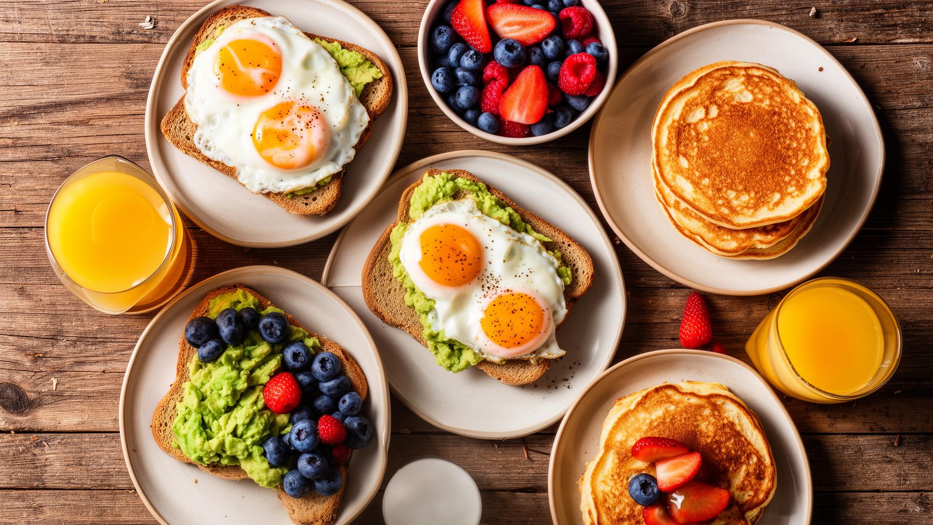 Healthy and delicious breakfasts